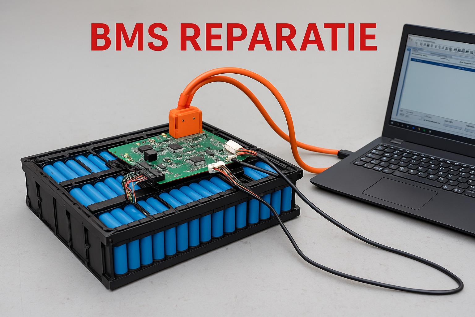 BMS reparatie en accubalancering met laptopdiagnose