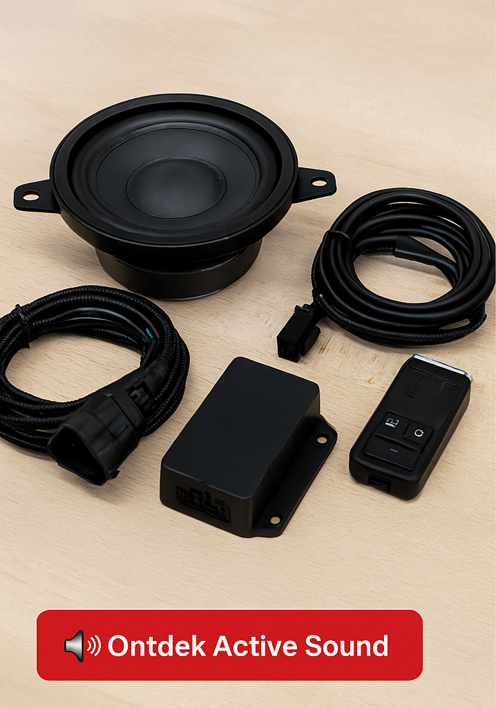 Active Sound systeem op werkbank - ECUFix.be