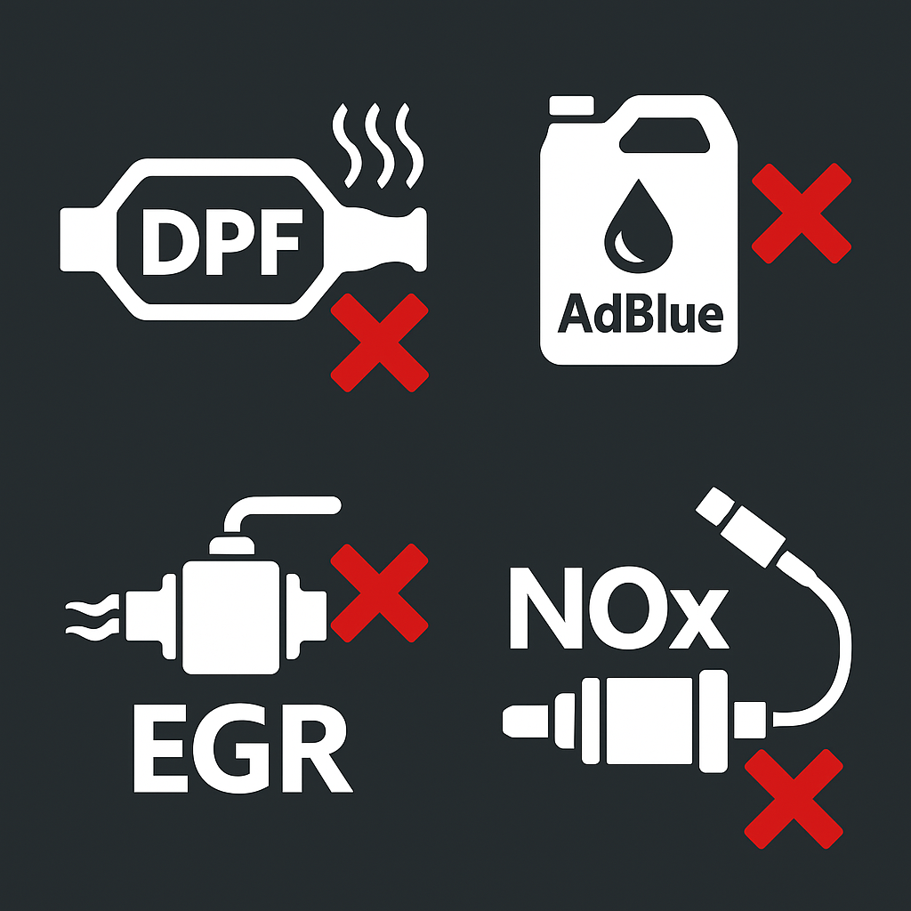 DPF AdBlue EGR NOx uitschakeling zonder foutcodes