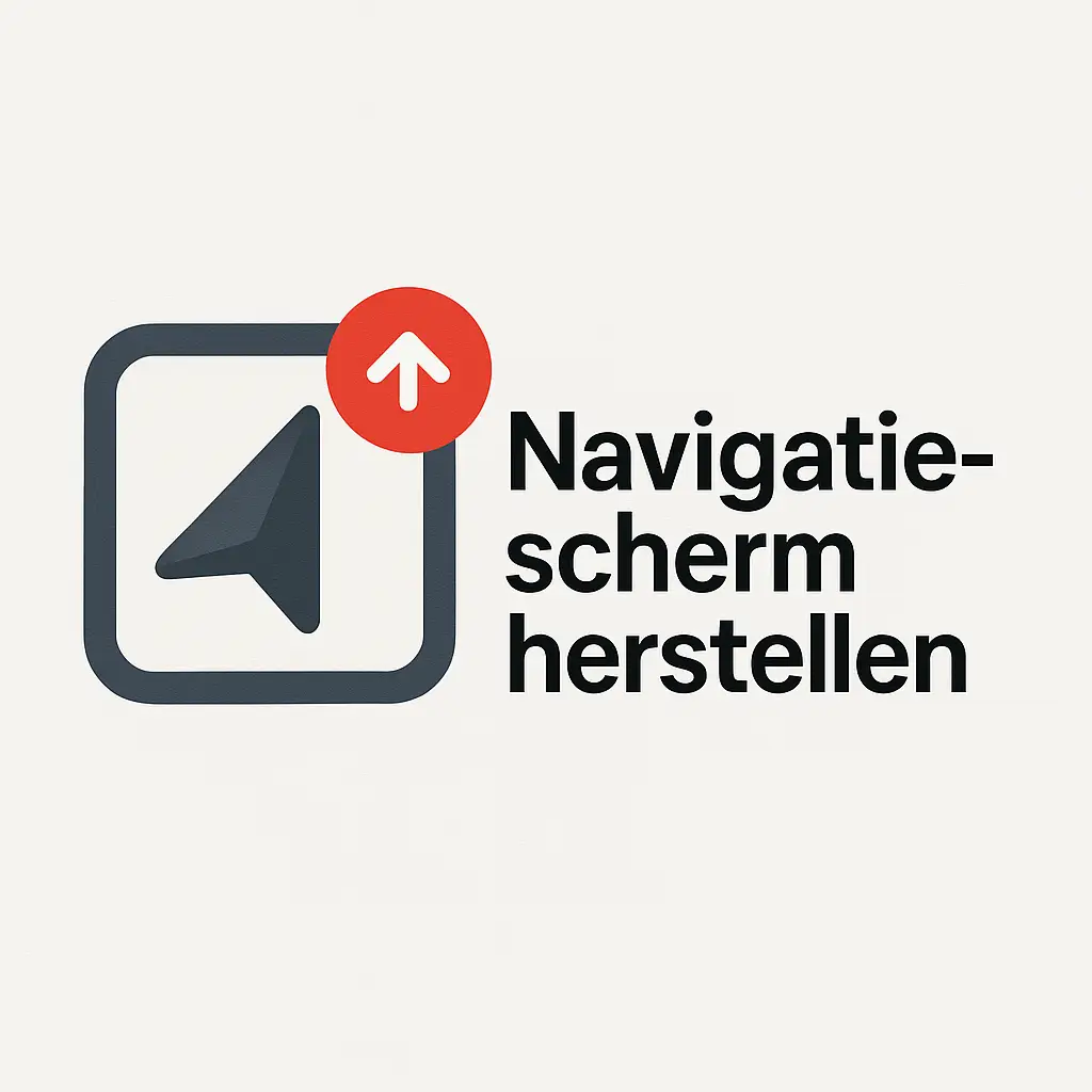 Navigatiescherm herstelling ECUFix