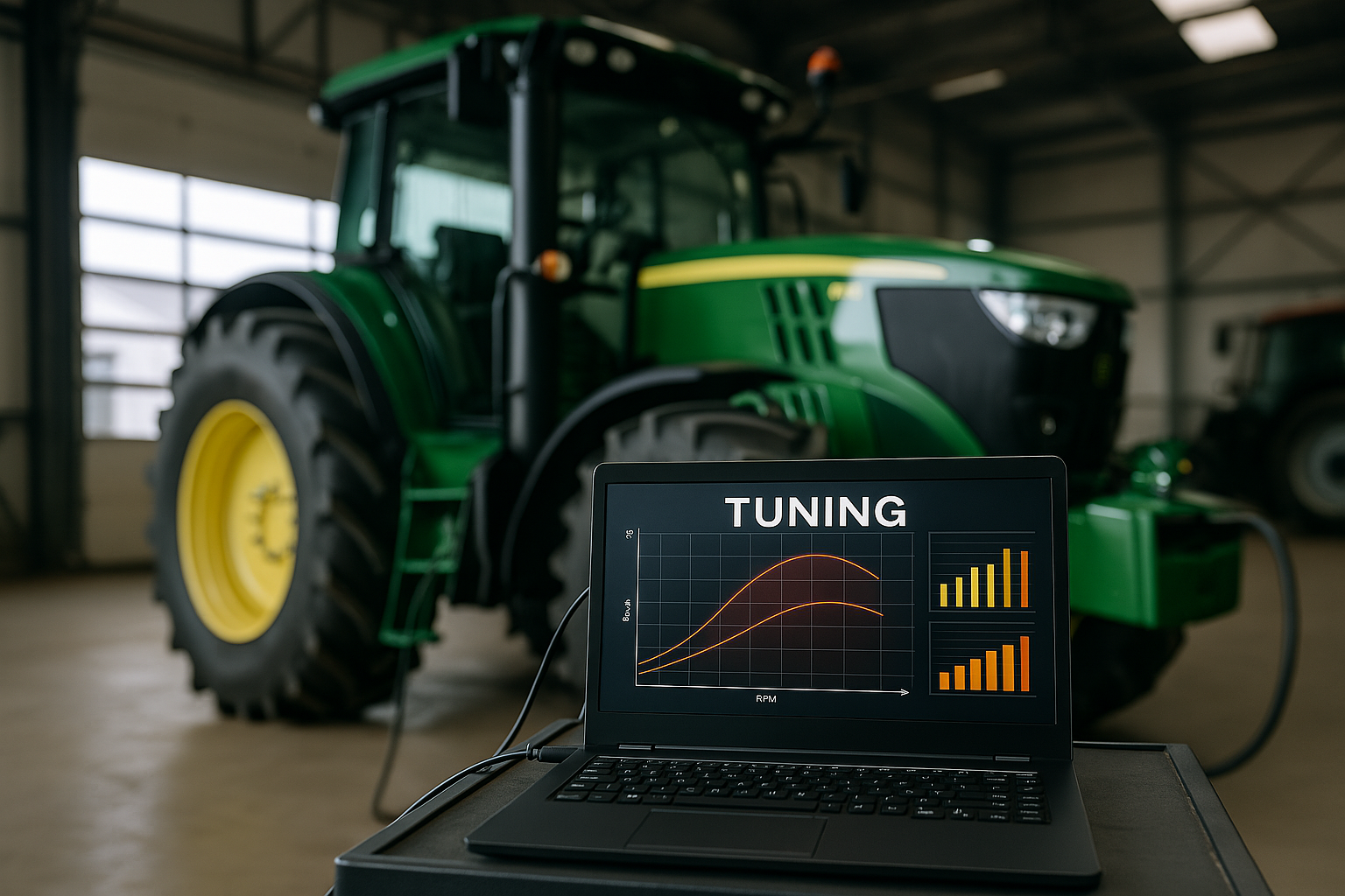 Stage 1 tuning voor landbouwmachines en vrachtwagens - ECUFix.be